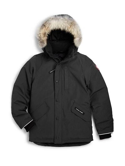 商品Canada Goose|Kid's Logan Coyote Fur-Trim Down Parka,价格¥5919,第1张图片