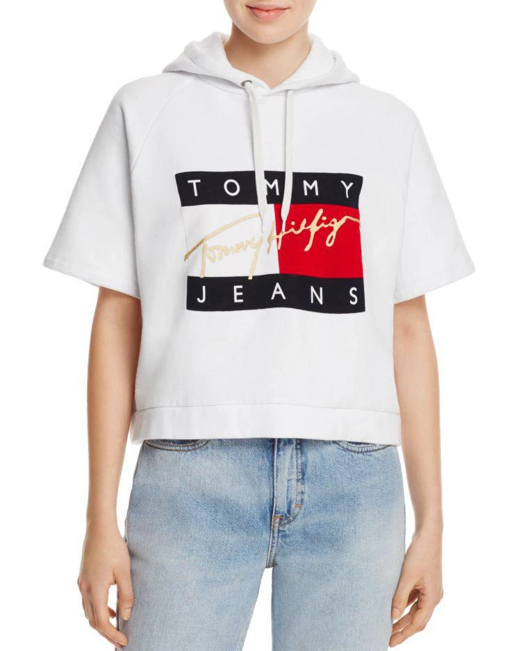 商品Tommy Jeans|短袖帽衫,价格¥976,第1张图片