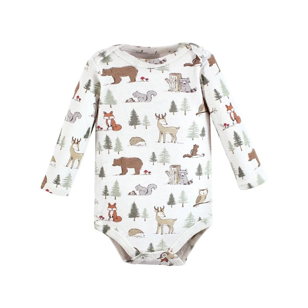 商品Hudson|Baby Boys Long-Sleeve Bodysuits, Packs of 5,价格¥173,第4张图片详细描述