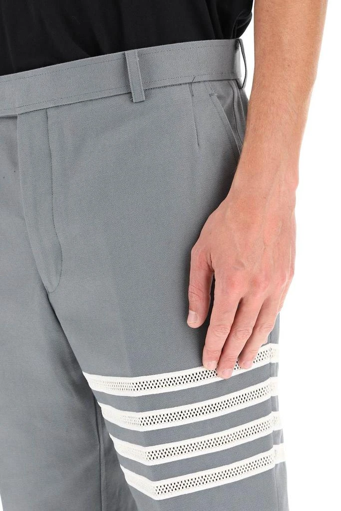 商品Thom Browne|UNCONSTRUCTED CLASSIC CHINO TROUSERS 4-BAR,价格¥3812,第5张图片详细描述