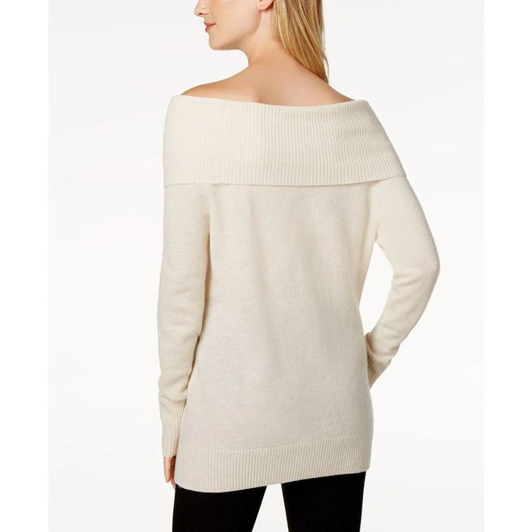 商品Charter Club|Cashmere Off-The-Shoulder Sweater, Created for Macy's,价格¥442,第3张图片详细描述