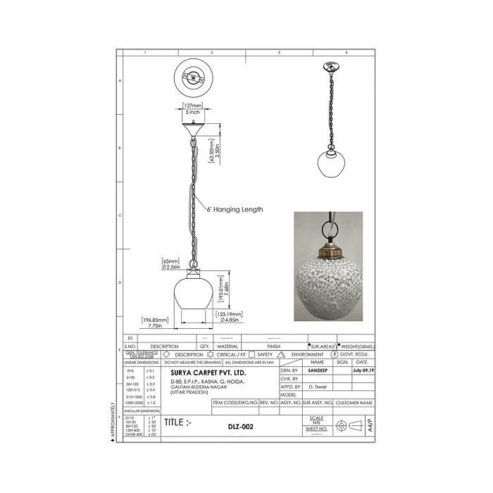 Daleyza Ceiling Light 商品