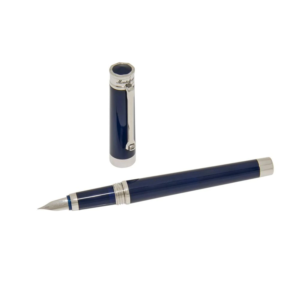 商品Montegrappa|Montegrappa Parola Navy Blue Fountain Pen (M),价格¥1399,第2张图片详细描述