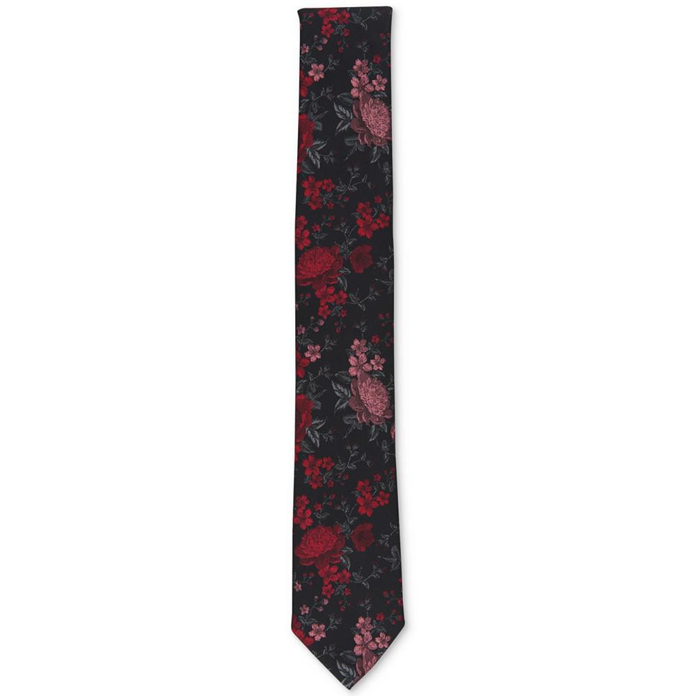 Men's Bristol Floral Skinny Tie, Created for Macy's商品第2张图片规格展示