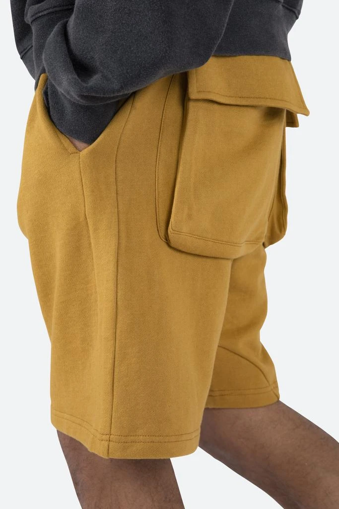 Flap Pocket Sweatshorts - Mustard 商品