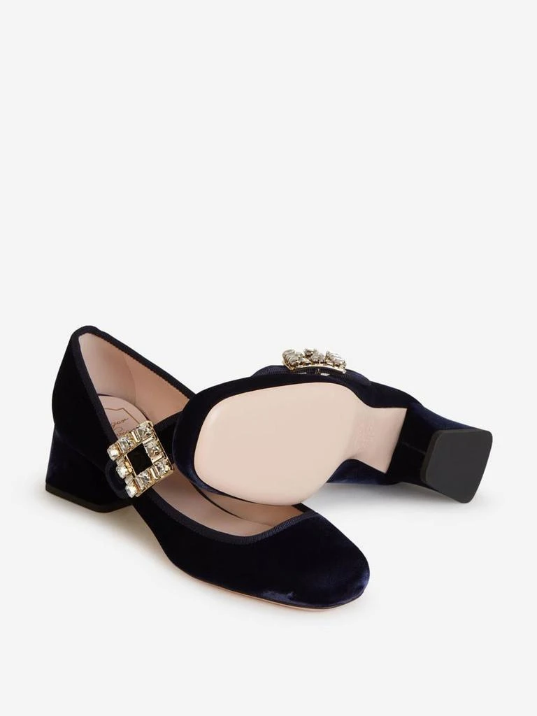 商品Roger Vivier|Roger Vivier Velvet Mary Jane Shoes,价格¥6899,第5张图片详细描述