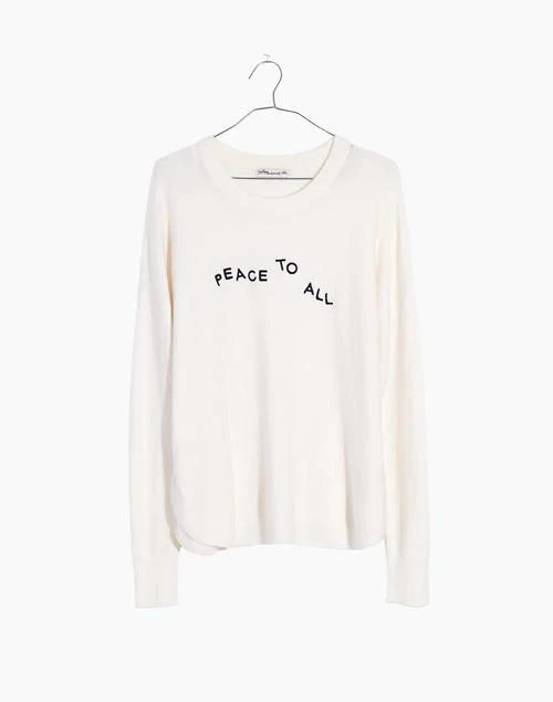 商品Madewell|Peace to All Westlake Pullover Sweater in Coziest Yarn,价格¥396,第5张图片详细描述