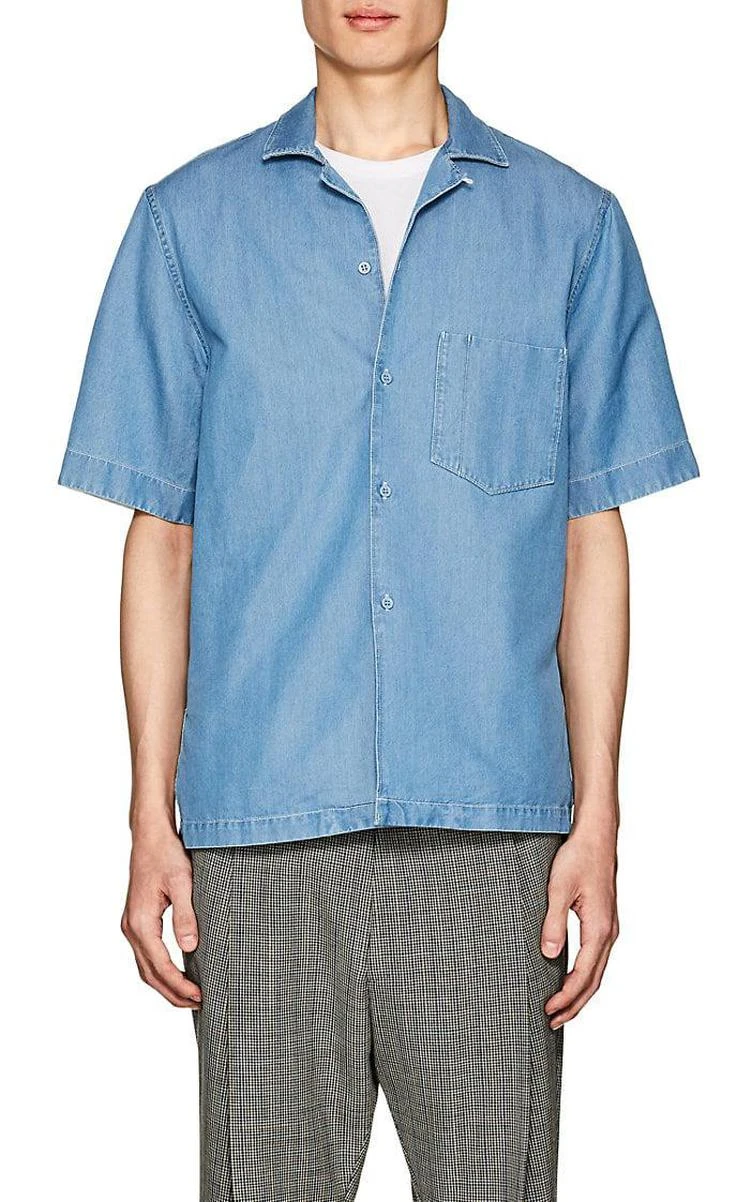 商品Acne Studios|Elms Denim Camp Shirt,价格¥738,第1张图片