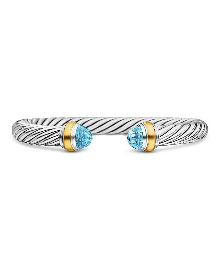 商品David Yurman|Cable Classics Bracelet with Gemstones and Gold,价格¥6051,第1张图片