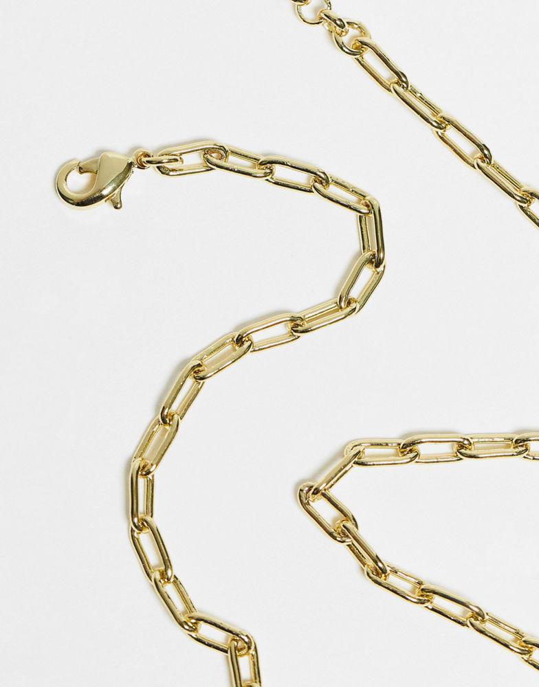 商品Ted Baker London|Ted Baker Tharaa logo t-bar necklace in gold,价格¥447,第5张图片详细描述