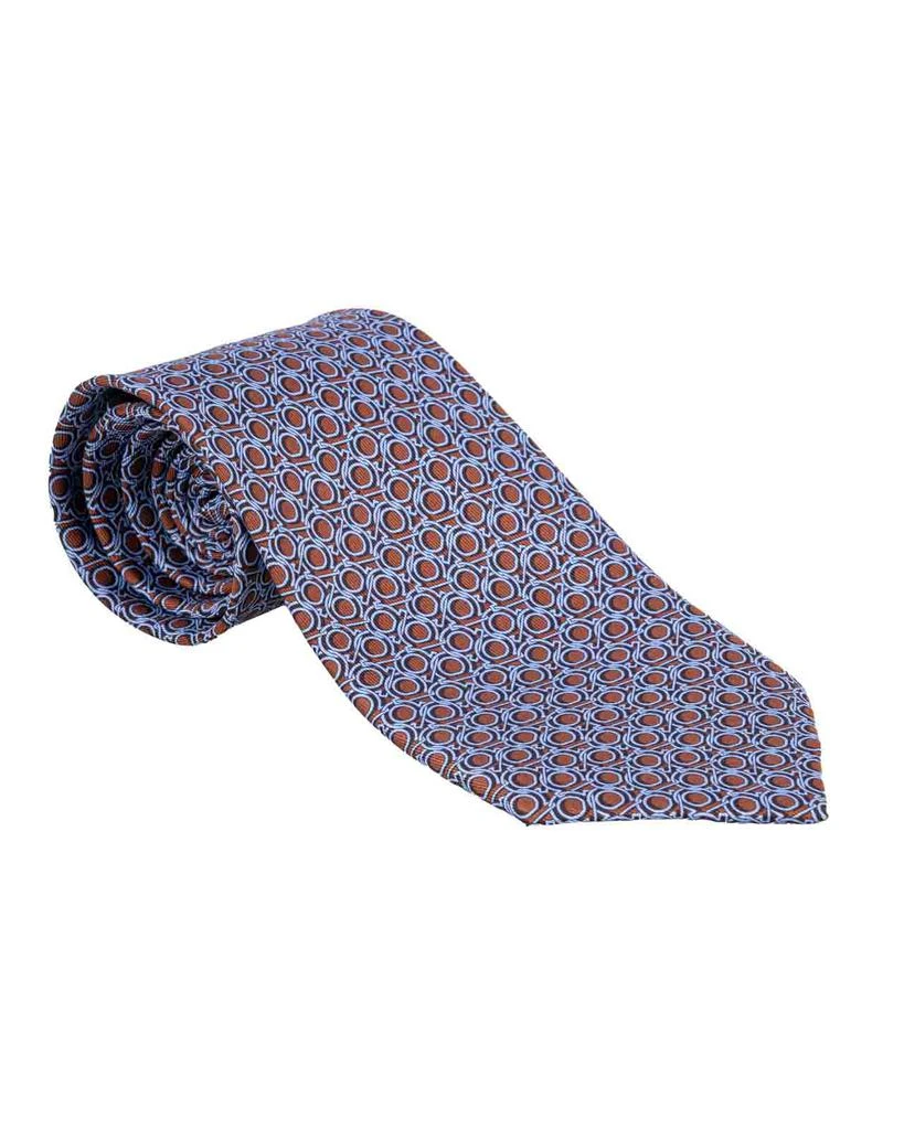 商品Salvatore Ferragamo|Salvatore Gancini print silk tie,价格¥1774,第3张图片详细描述