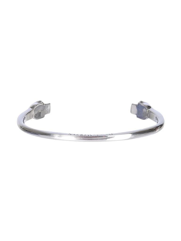 商品Alexander McQueen|ALEXANDER MCQUEEN TWIN SKULL BRACELET,价格¥1184,第3张图片详细描述