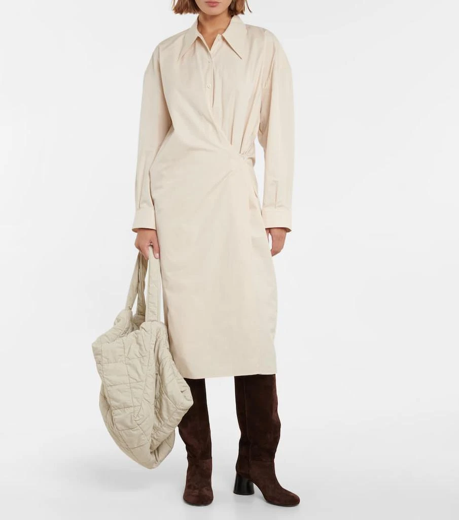 商品Lemaire|Asymmetric poplin shirt dress,价格¥2179,第2张图片详细描述