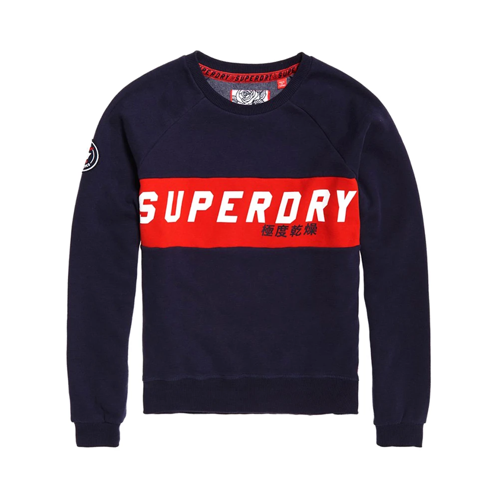 商品[国内直发] Superdry|SUPERDRY 海军蓝女士卫衣/帽衫 G20141SQ-JEF,价格¥140,第1张图片