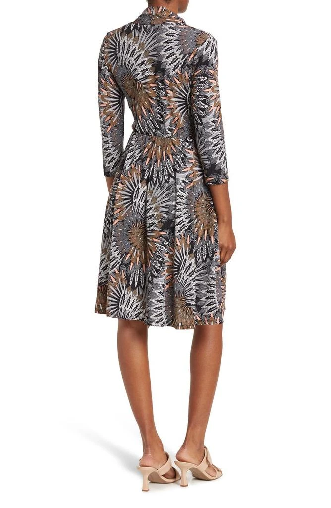 商品Love by Design|Prescott Three-Quarter Sleeve Faux Wrap Dress,价格¥185-¥222,第2张图片详细描述