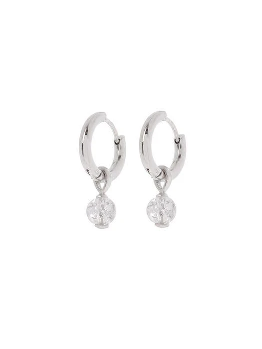 [Gray Collection] Crystal Ball Drop Earrings 商品