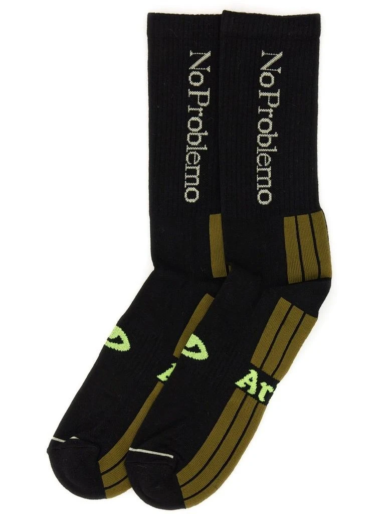 商品Aries|Aries No Problemo Intarsia Socks,价格¥104,第2张图片详细描述