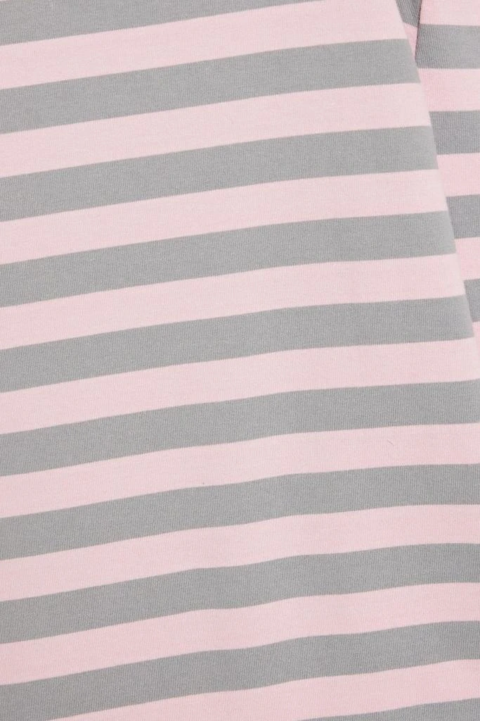 商品Ganni|Gathered striped cotton-jersey top,价格¥488,第2张图片详细描述