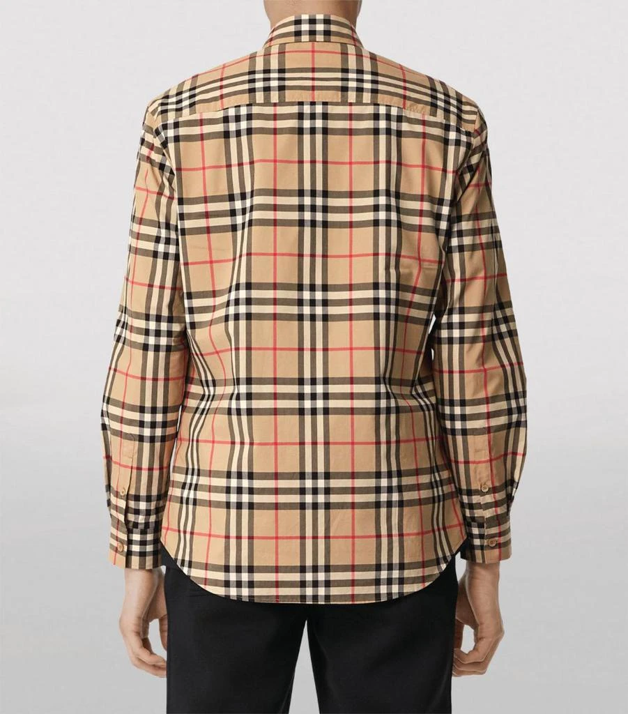 商品Burberry|Cotton Check Shirt,价格¥5357,第4张图片详细描述