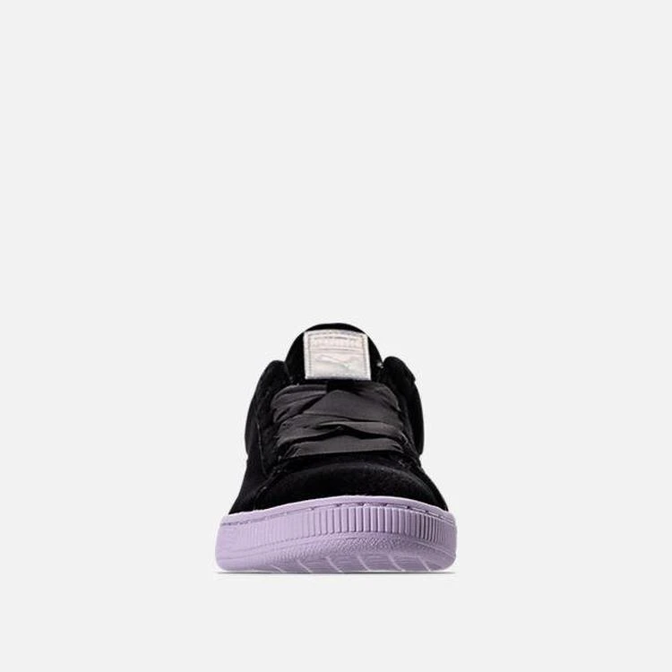 商品Puma|Women's Puma Basket Classic Velour Casual Shoes,价格¥409,第2张图片详细描述