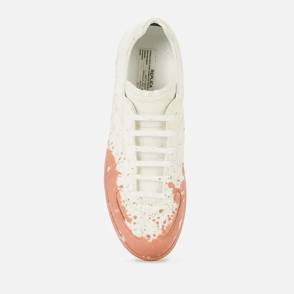 商品MAISON MARGIELA|Maison Margiela Men's Replica Painter Low Trainers - White/Coquille,价格¥1967,第3张图片详细描述