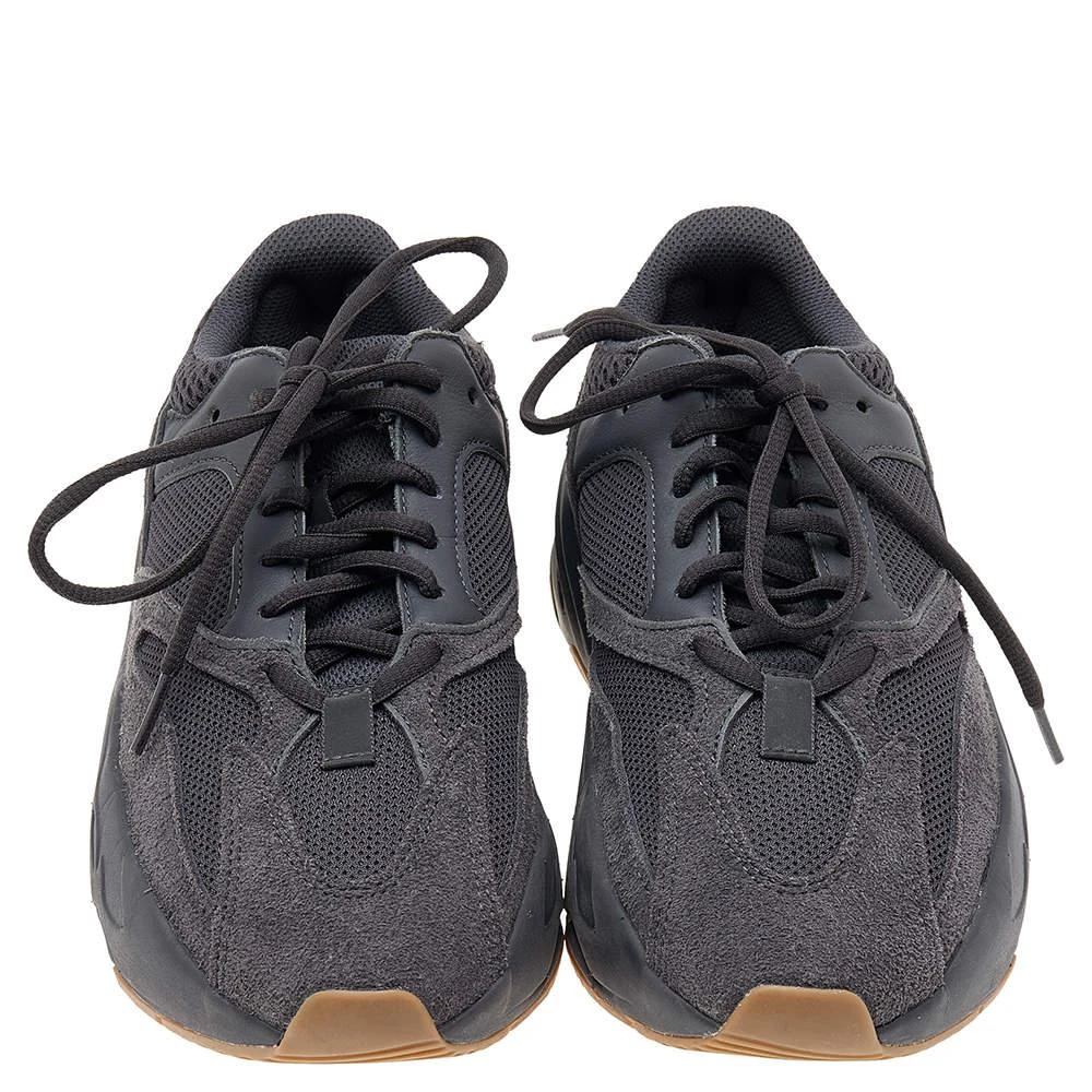 商品[二手商品] YEEZY|Yeezy x Adidas Dark Grey Suede And Mesh Boost 700 V2 Mauve Low Top Sneakers Size 39 1/3,价格¥1060,第3张图片详细描述