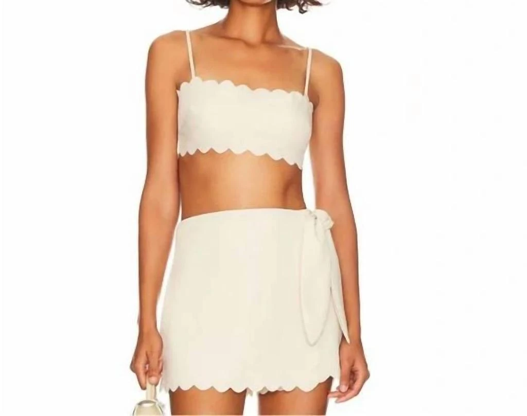 商品Tularosa|Tularosa - Nora 2-piece Set Crop Top & Skort,价格¥667,第1张图片