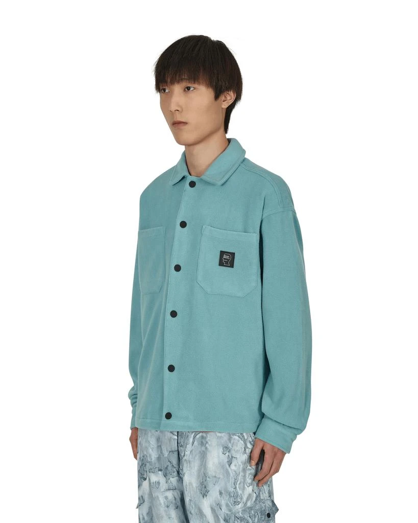 商品Brain Dead|Polar Fleece Climber Shirt Blue,价格¥668,第2张图片详细描述