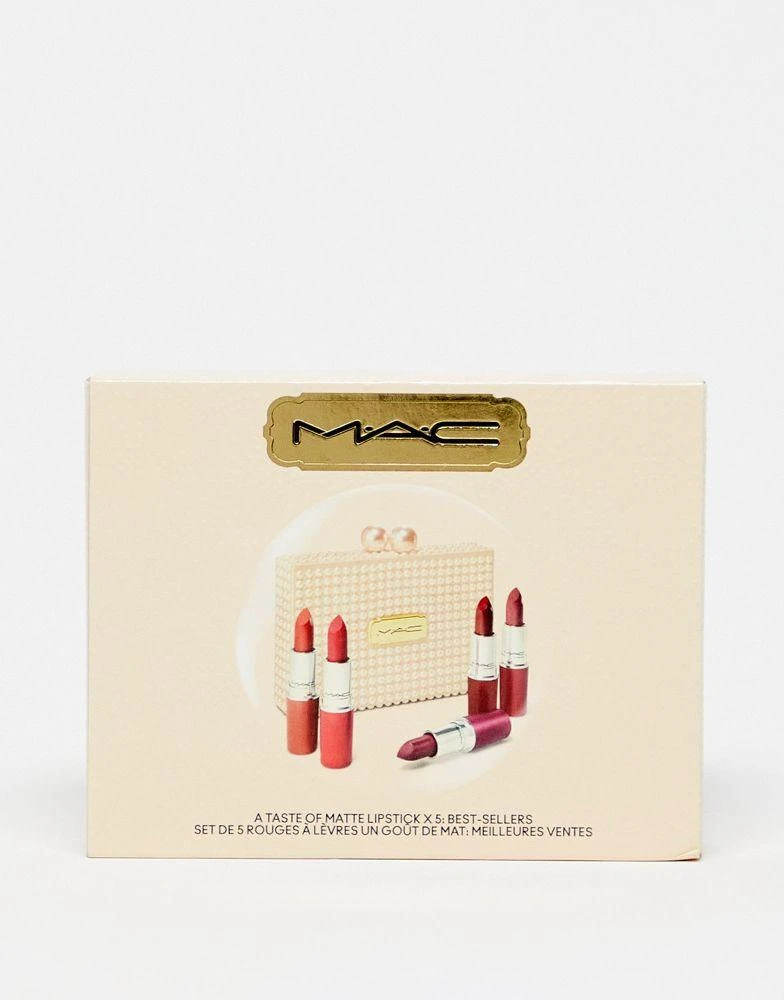 商品MAC|MAC A Taste Of Matte Lipstick 5 Piece Gift Set (save 40%),价格¥561,第1张图片