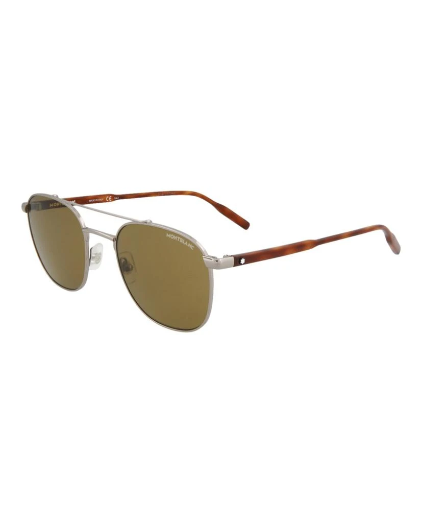 商品MontBlanc|Aviator-Style Metal Sunglasses,价格¥914,第2张图片详细描述