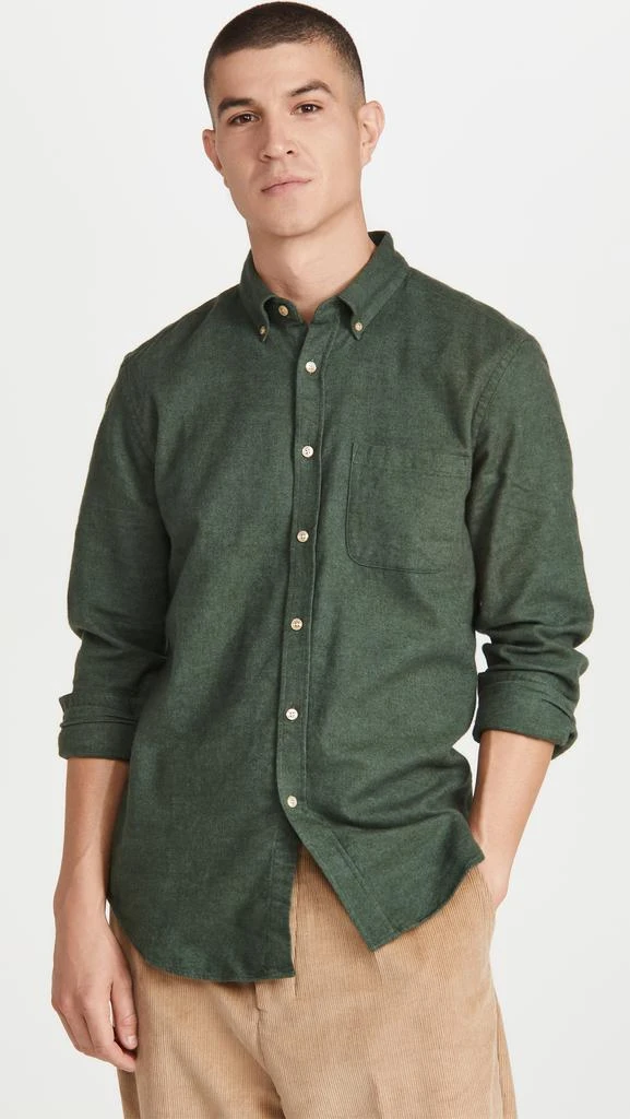 商品Portuguese Flannel|Teca Brushed Flannel Button Down Shirt,价格¥580,第1张图片