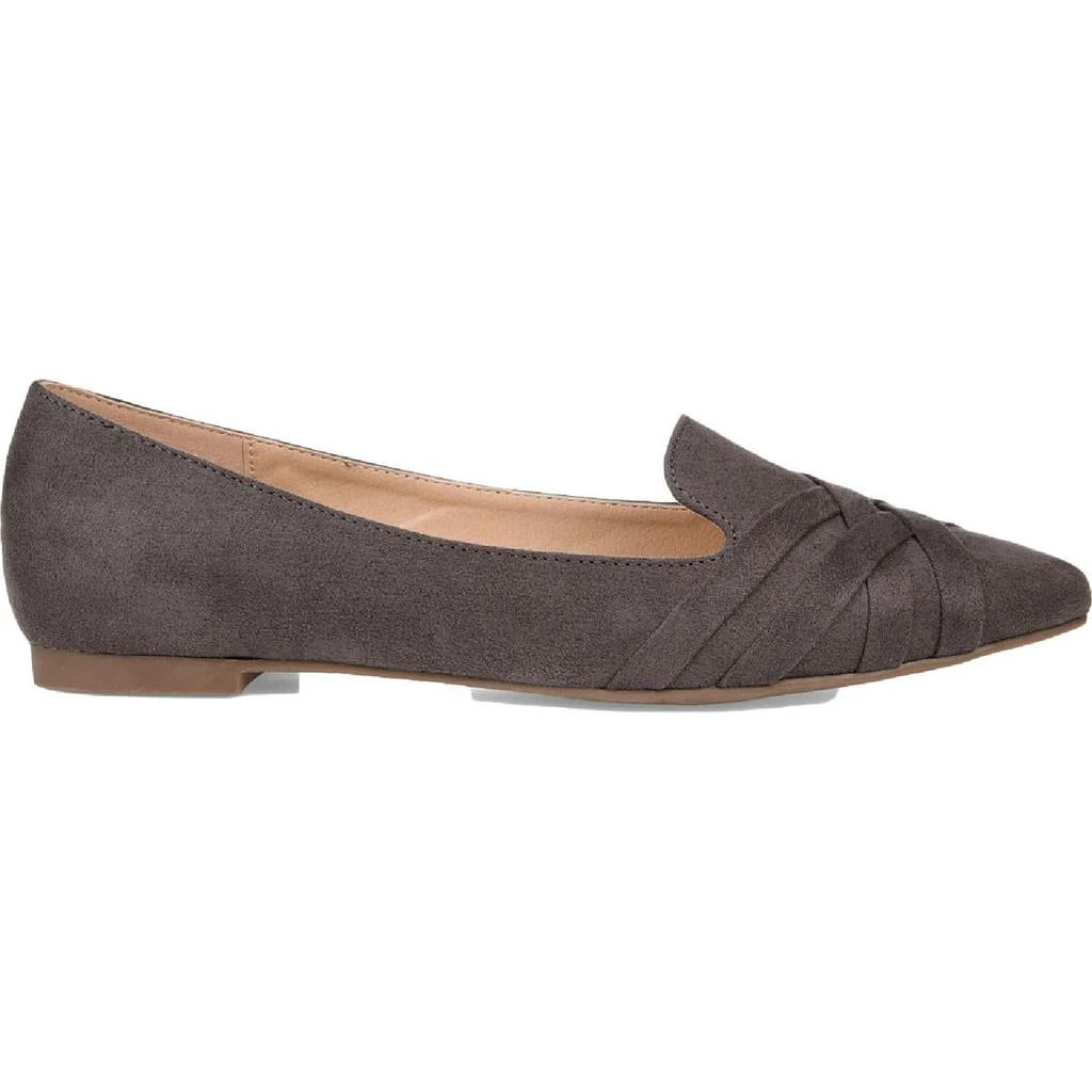 Journee Collection Womens Mindee Faux Suede Slip On Loafers 商品