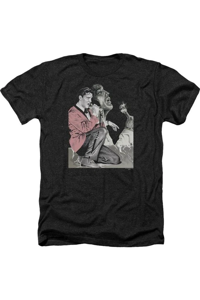 商品Gildan|Elvis Presley Rock N Rollong Sleevemoke Adult Heather T-Shirt,价格¥229,第1张图片