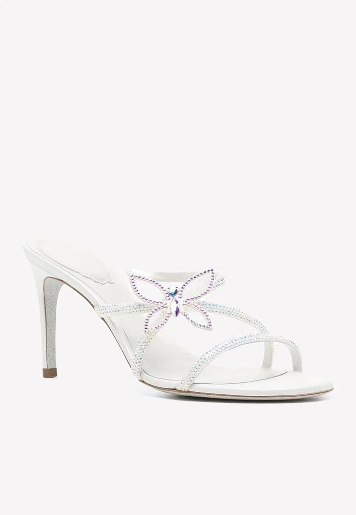 商品Rene Caovilla|80 Butterfly Applique Sandals,价格¥6179,第2张图片详细描述