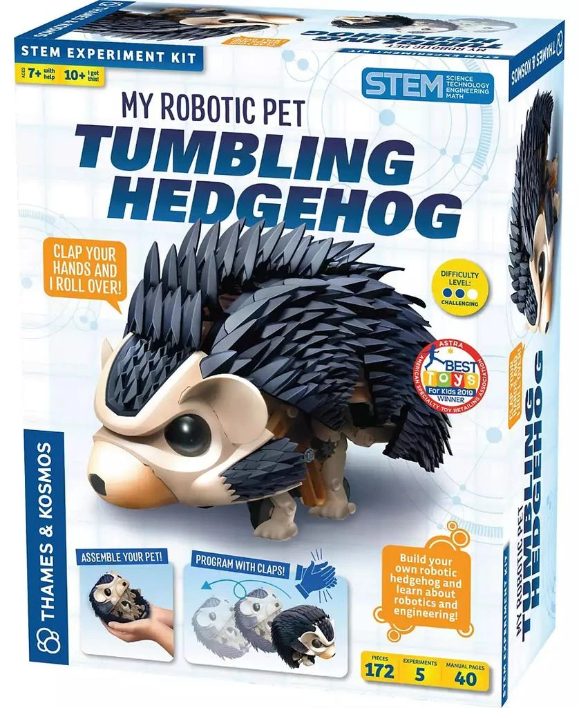 商品Thames & Kosmos|My Robotic Pet - Tumbling Hedgehog Building Kit,价格¥382,第1张图片