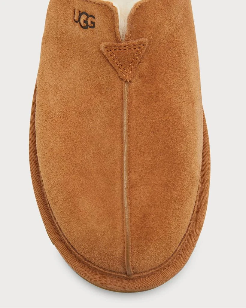 Men's Neuman Shearling-Lined Suede Slippers 商品