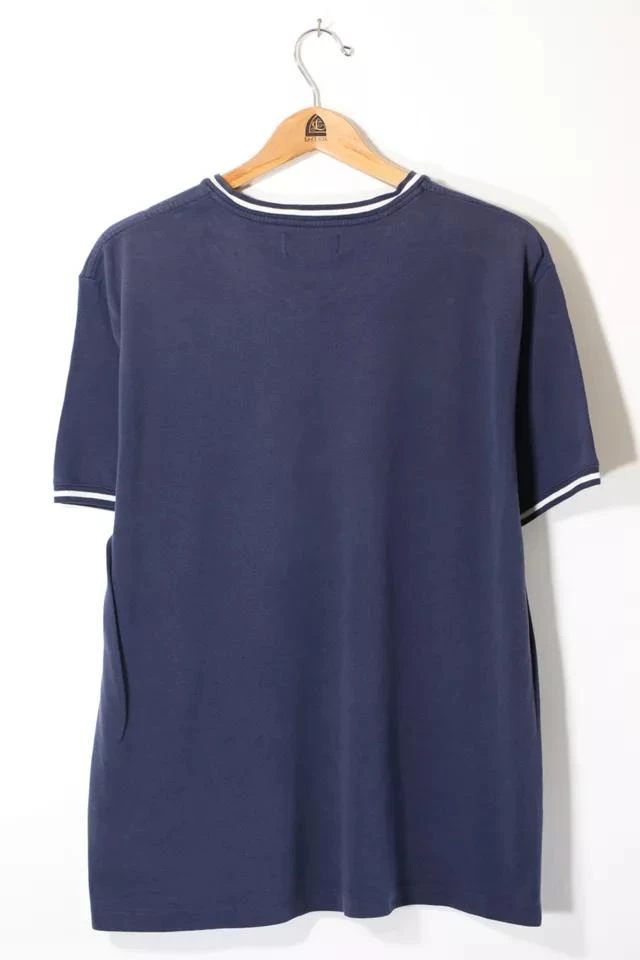 商品Ralph Lauren|Vintage Polo Ralph Lauren V-neck Pique T-shirt,价格¥718,第3张图片详细描述