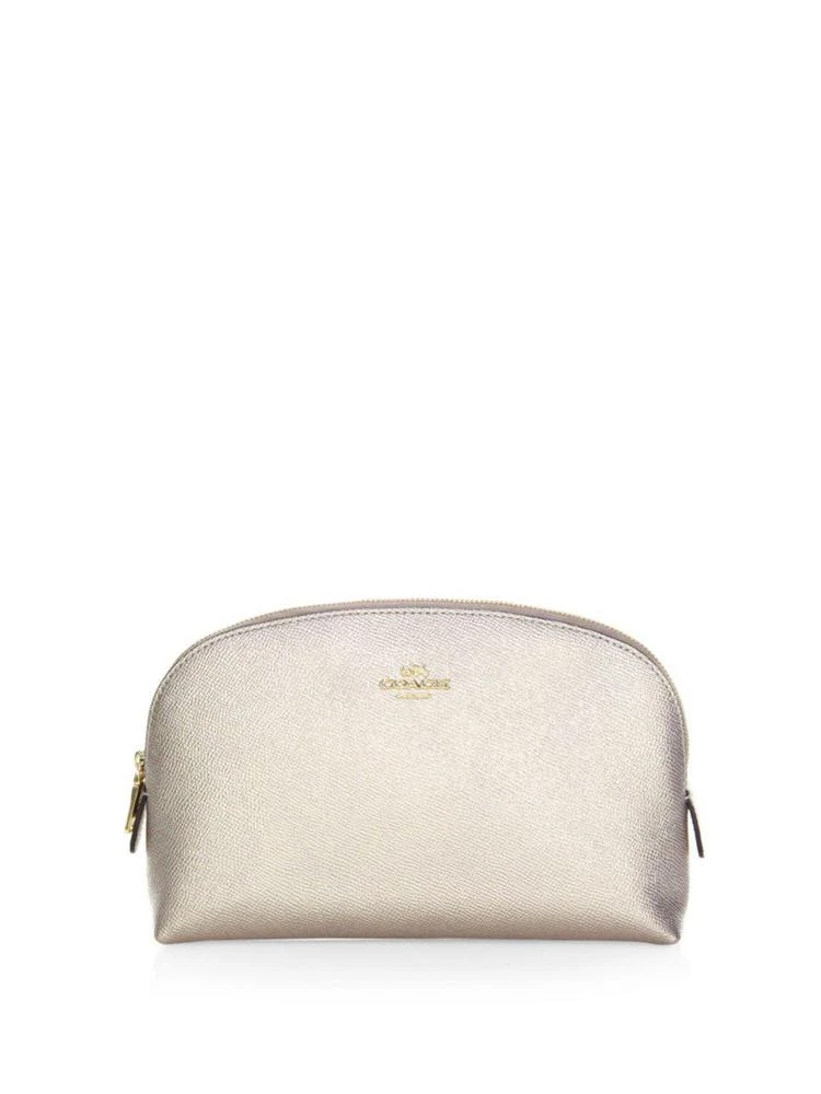 商品Coach|Metallic Leather Cosmetic Case,价格¥515,第1张图片
