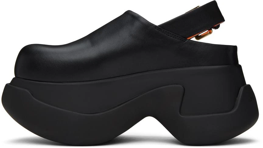 商品Marni|Black Sabot Buckle Chunky Loafers,价格¥3643,第3张图片详细描述