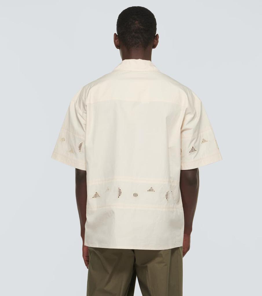 商品Nanushka|棉质短袖衬衫,价格¥2283,第6张图片详细描述