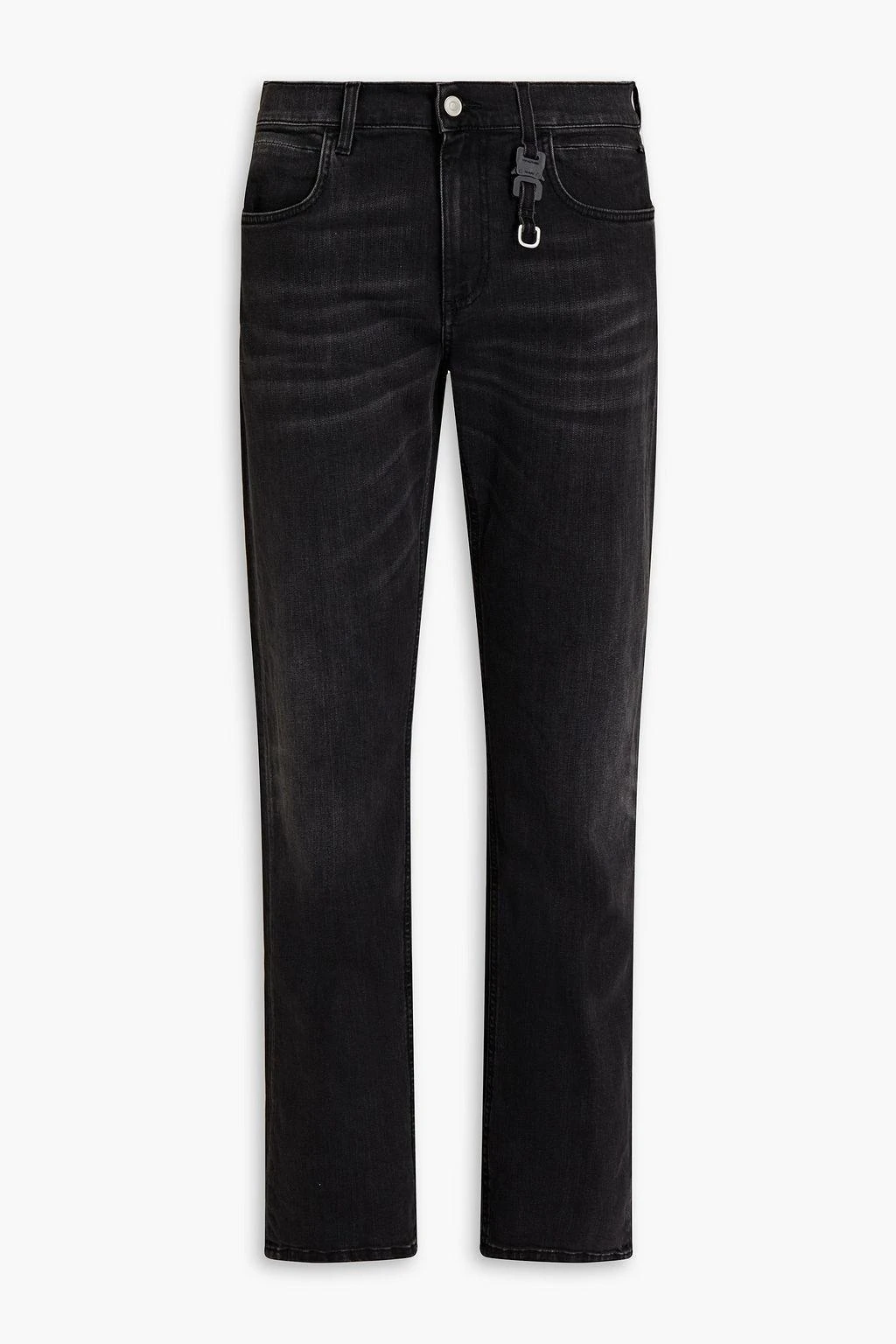 商品1017 ALYX 9SM|Buckle-embellished whiskered denim jeans,价格¥605,第1张图片