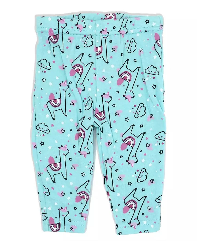 商品Lily & Jack|Baby Girls Lamacorn Bodysuit, Leggings, Socks and Headband, 4 Piece Set,价格¥199,第4张图片详细描述