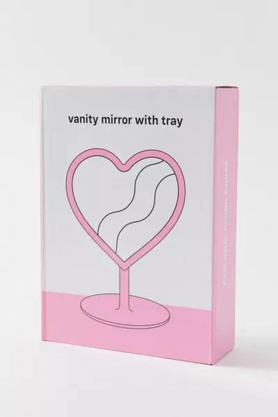 商品Urban Outfitters|UO Heartbeat Makeup Vanity Mirror,价格¥77,第4张图片详细描述