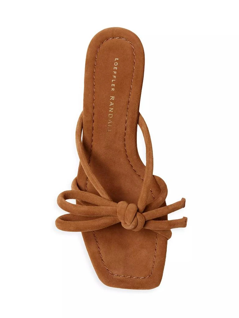 商品Loeffler Randall|Margi Suede Bow Mules,价格¥1043,第3张图片详细描述