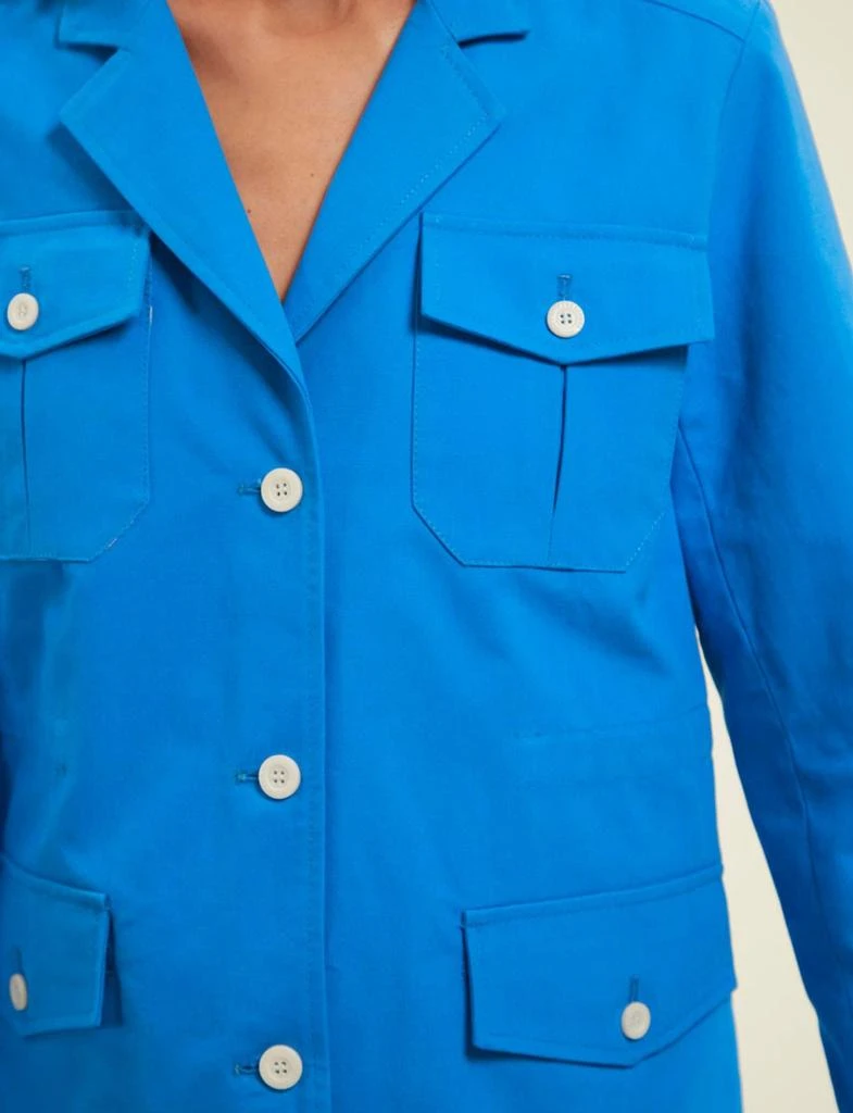 商品INES DE LA FRESSANGE|Flipper jacket cobalt blue,价格¥1870,第5张图片详细描述