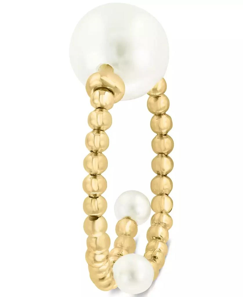 商品Effy|EFFY® Freshwater Pearl (3 - 8mm) Beaded Wrap Ring in 14k Gold,价格¥806,第4张图片详细描述