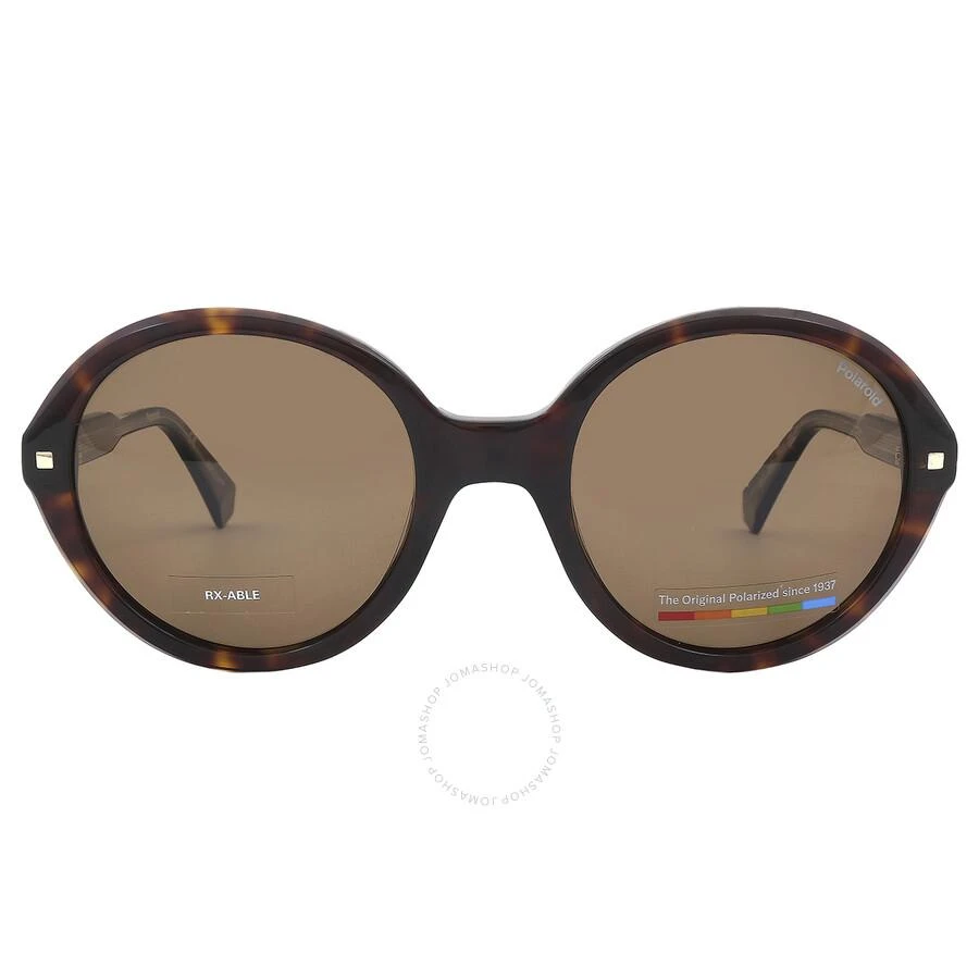 商品Polaroid|Polarized Bronze Round Ladies Sunglasses PLD 4114/S/X 0086/SP 54,价格¥149,第1张图片