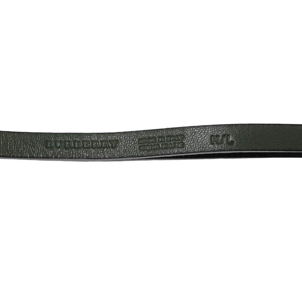 商品Burberry|Burberry Green Leather Grommet Waist Belt M/L,价格¥983,第5张图片详细描述