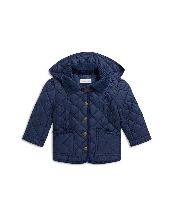 商品Ralph Lauren|Girls' Quilted Barn Jacket - Baby,价格¥306,第1张图片