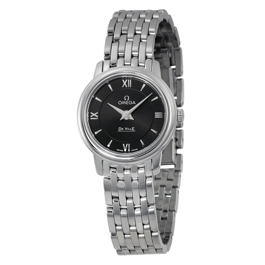 商品Omega|De Ville Prestige Black Dial Ladies Watch 42410246001001,价格¥13567,第1张图片